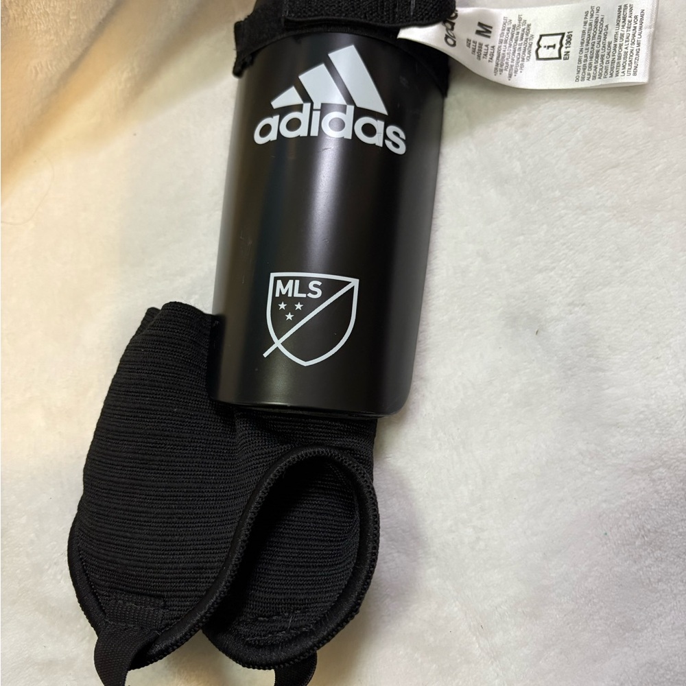 Adidas Black Shin Guards with MLS Logo - Picture 2 of 2